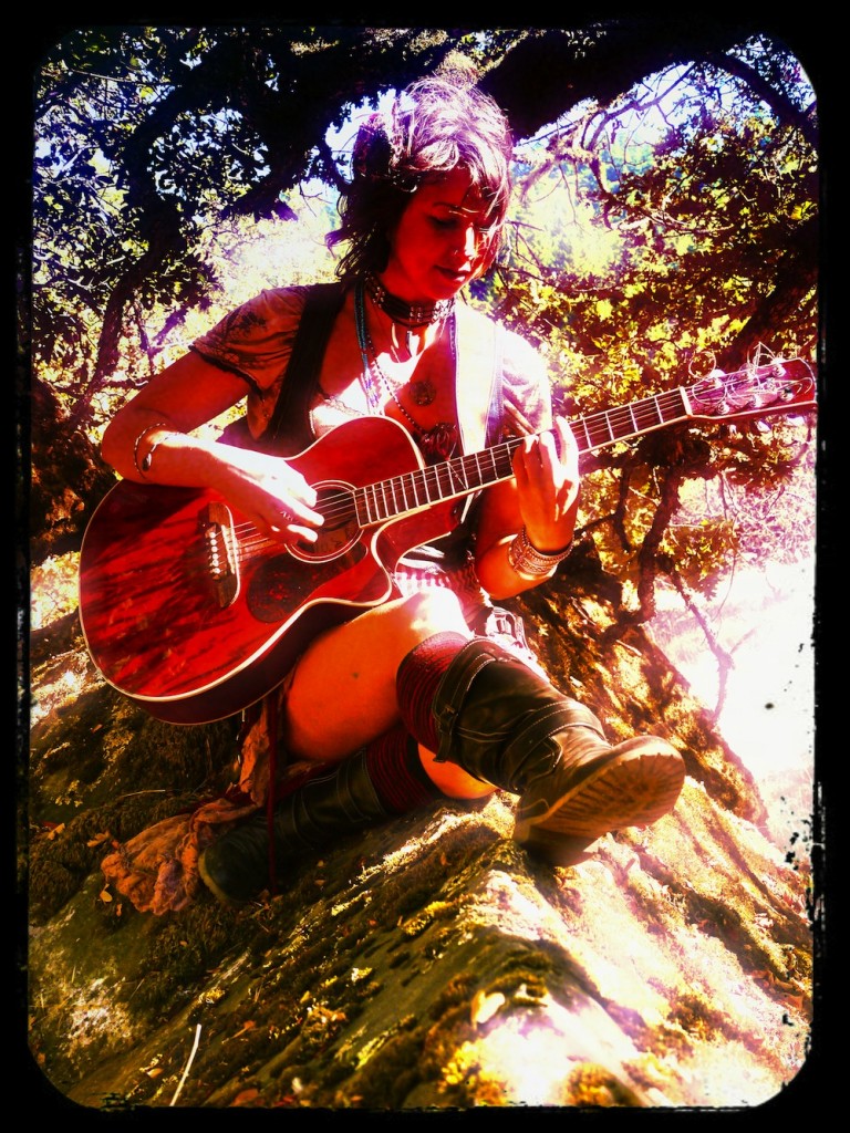alyra and rainbow guitar